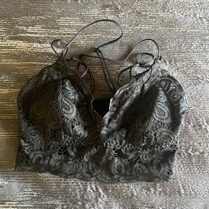 Black bralette medium PINK